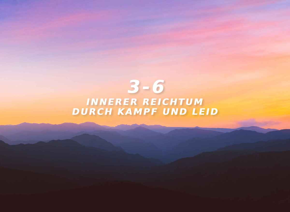 Unsere Wunden sind ein Training für&nbsp;uns